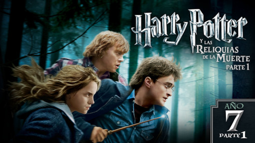 Reliquias de la muerte parte 1.
Harry, Ron y Hermione se lanzan a la búsqueda de los "horrocruxes", unos objetos o personas