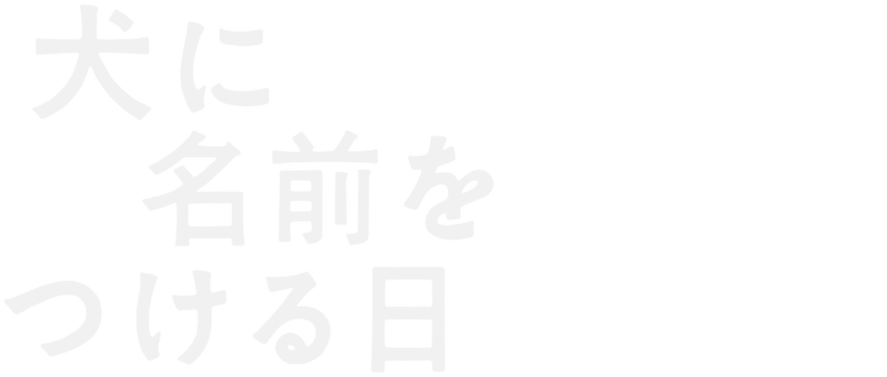 犬に名前をつける日 Netflix